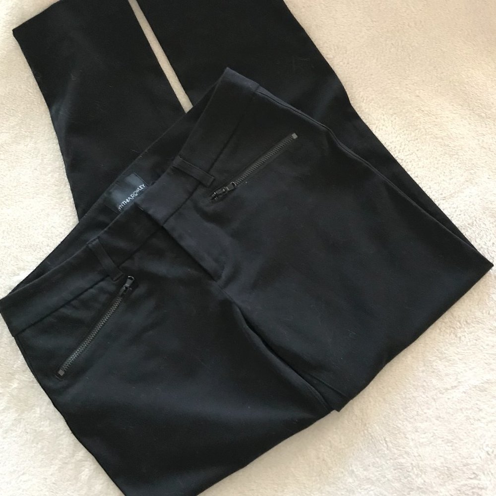 CYNTHIA ROWLEY woman's black dress pants Size 4